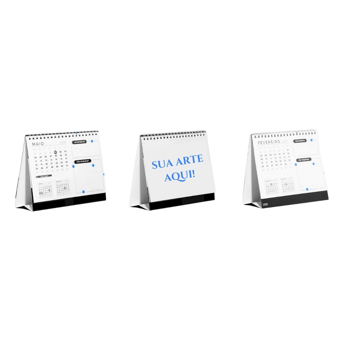 Calendário de Mesa 17,8 x 14 CM