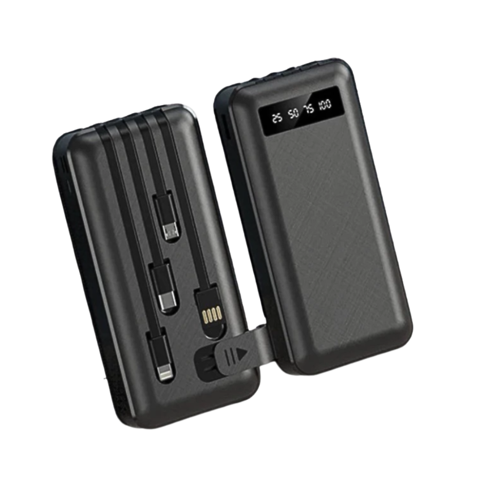 Imagem do produto Carregador Power Bank Portátil 10000mah Universal Saída 4 Cabos