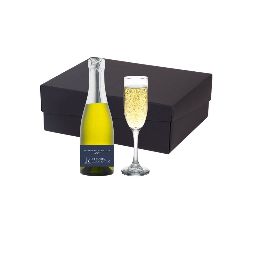 Imagem do produto Kit Mini Champagne 187ml e 1 Taça de Vidro