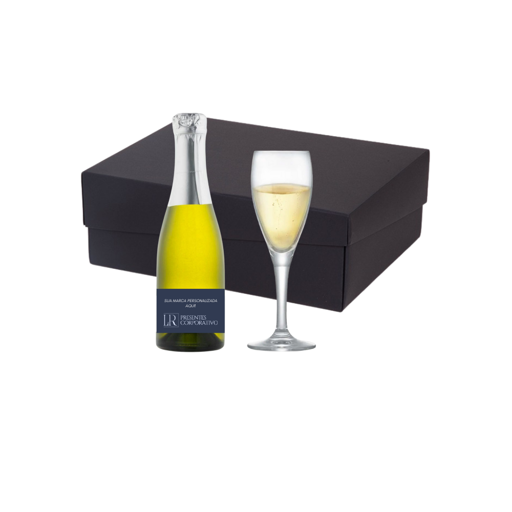 Imagem do produto Kit Mini Champagne 187ml e 1 Taça de Cristal